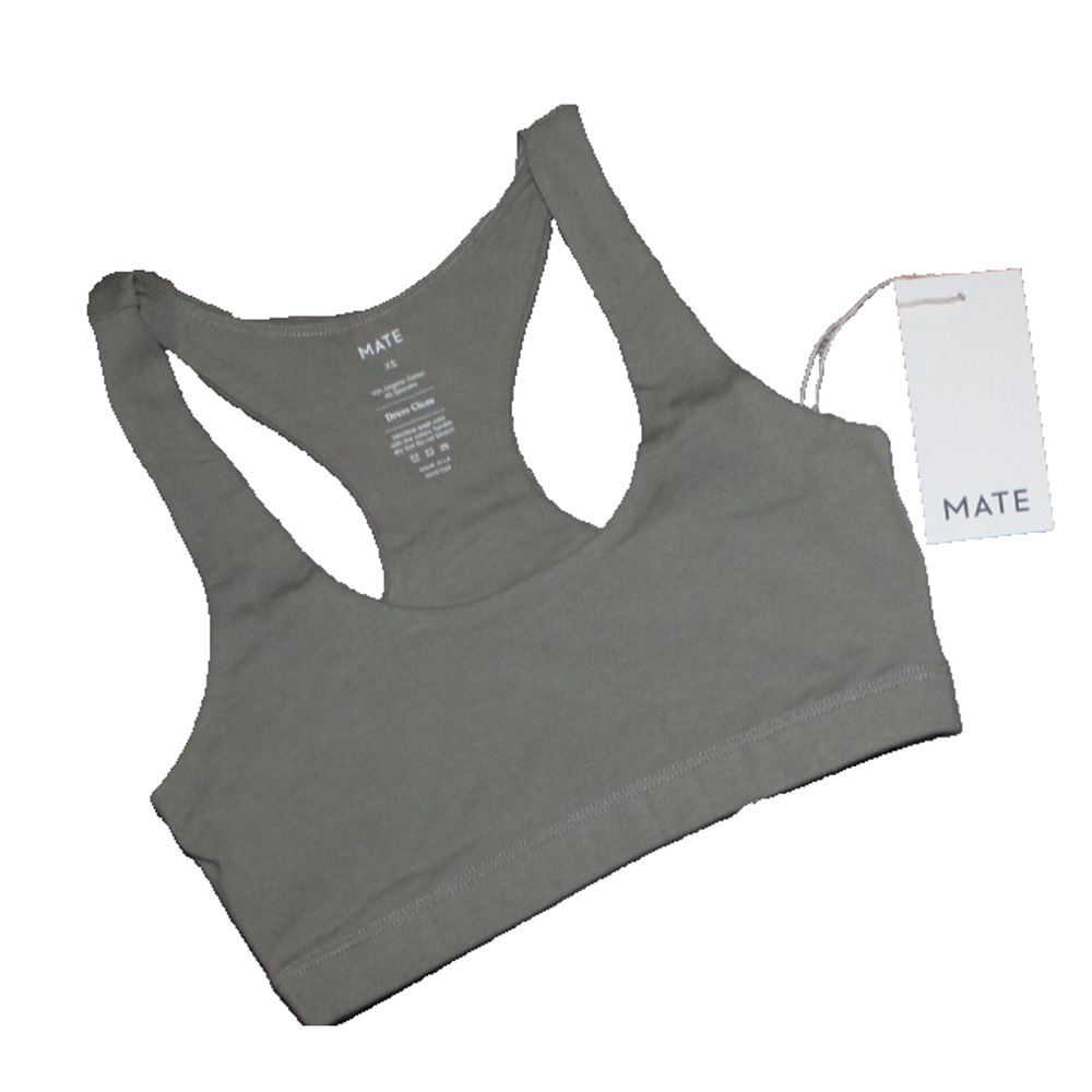 MATE the Label Olive Green Racerback Sports Bra